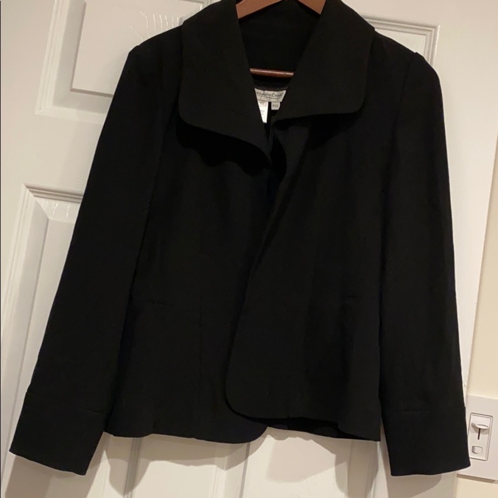 Coldwater Creek black blazer size PXS